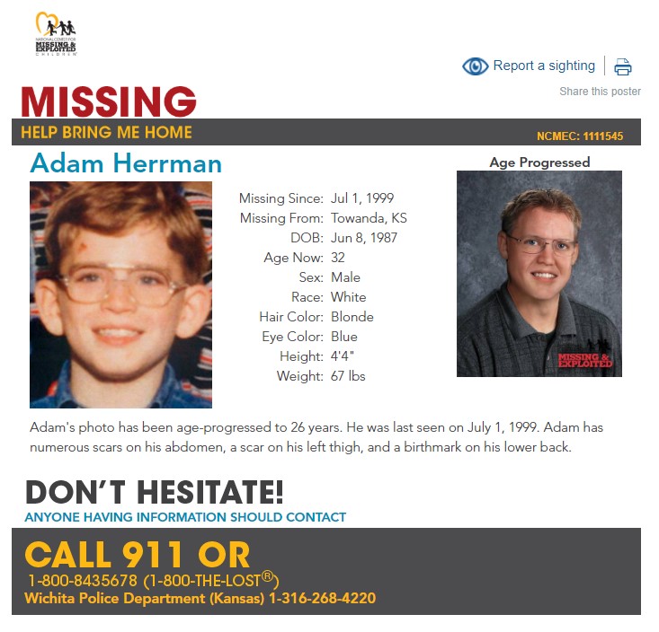 Alleged hoaxter claims to be Adam Herrman – Real Crime with Trench Reynolds